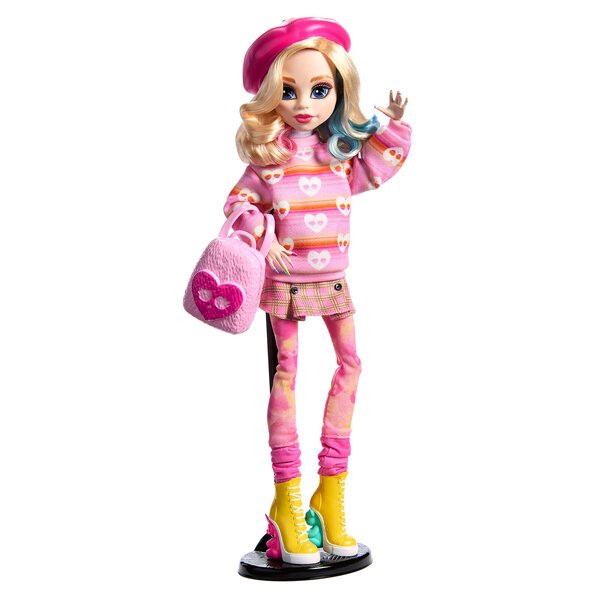Monster High x Kolmapäev Enid Sinclairi kogutav libahunnikukk HXJ05