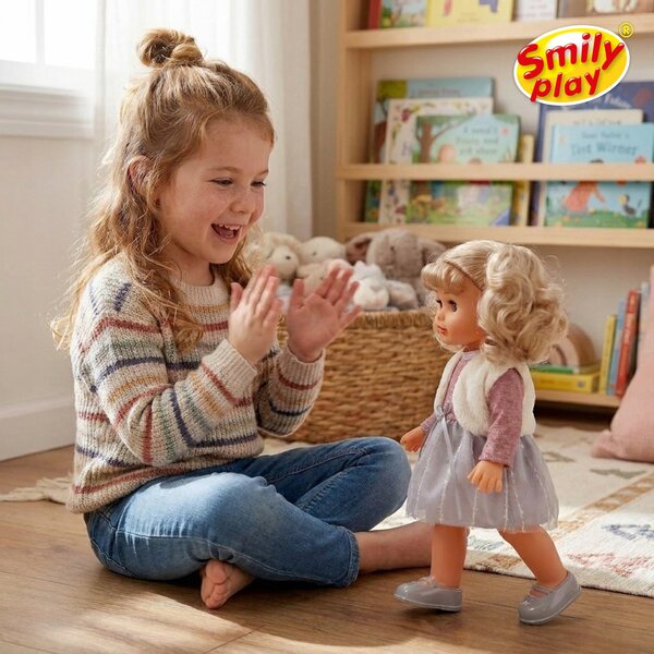 Bambola Julka 33 cm - Interattiva Baby che cammina, parla e canta PL