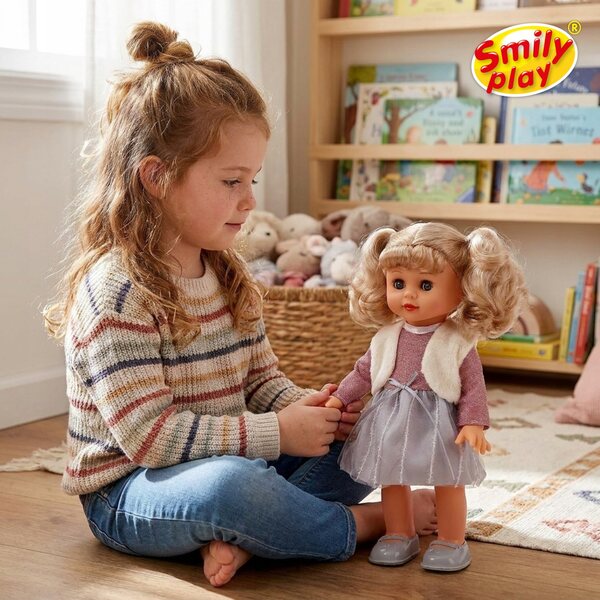 Bambola Julka 33 cm - Interattiva Baby che cammina, parla e canta PL