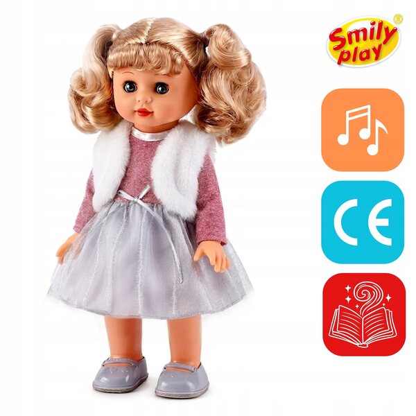 Bambola Julka 33 cm - Interattiva Baby che cammina, parla e canta PL