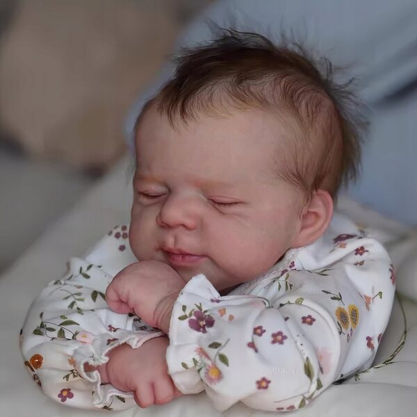 Bambola Reborn Baby Companion 49cm in Silicone Ultra Realistica e Morbida