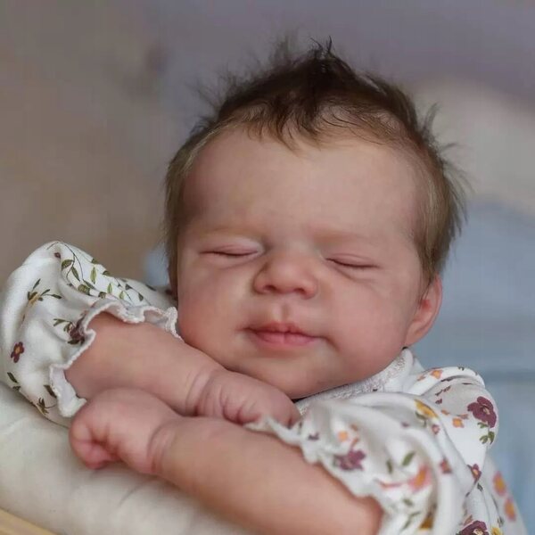 Bambola Reborn Baby Companion 49cm in Silicone Ultra Realistica e Morbida