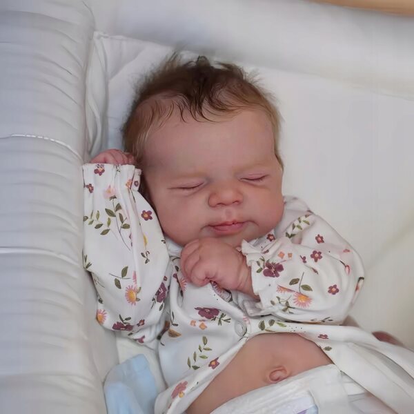 Bambola Reborn Baby Companion 49cm in Silicone Ultra Realistica e Morbida