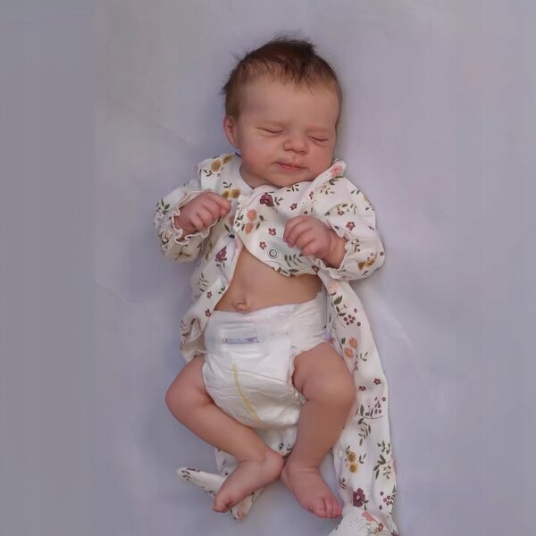 Bambola Reborn Baby Companion 49cm in Silicone Ultra Realistica e Morbida
