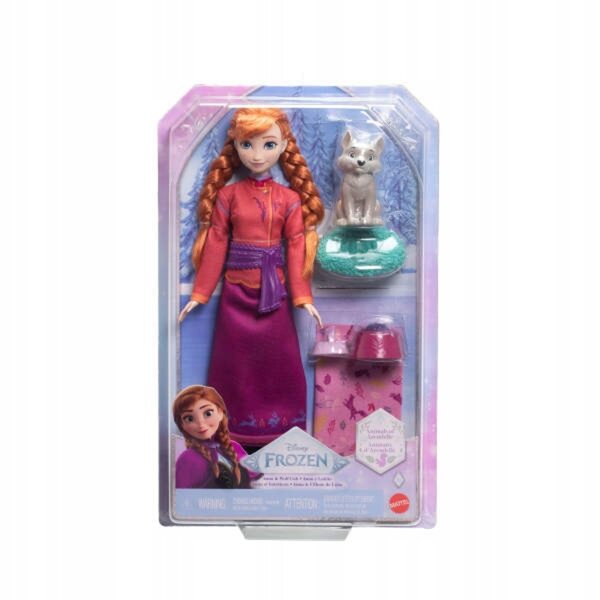 Disney Frozen Anna mit Wilczek und Spielzubehör – Mattel