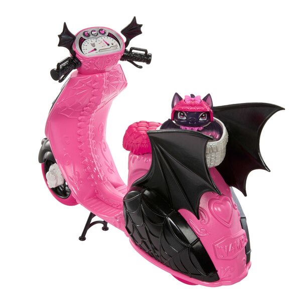 Monster High Draculaura con Wampirystyczny Skuter e Accessori per Bambini 4+