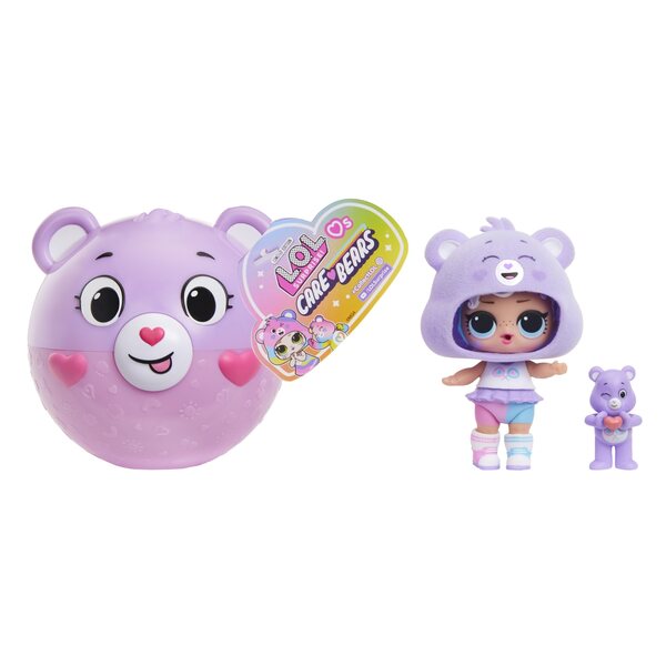 L.O.L. Überraschung! Care Bears Tots – Sammlungspuppe mit Zubehör und Teddybär