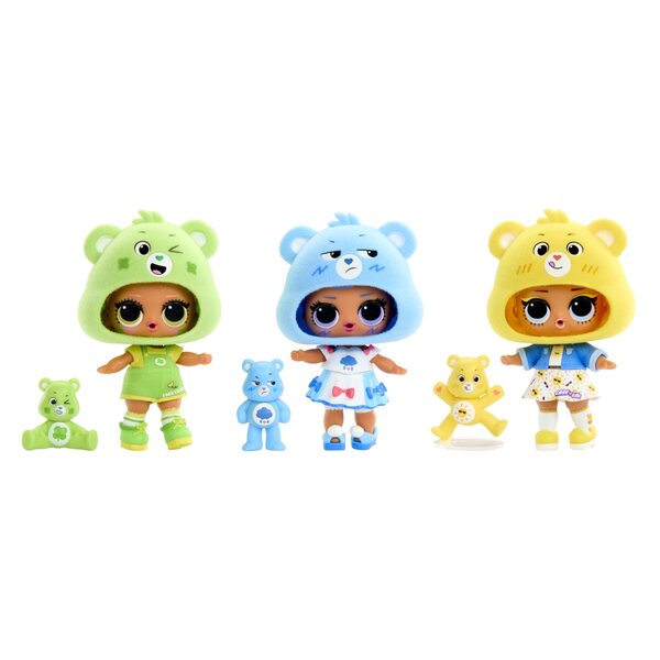 L.O.L. Überraschung! Care Bears Tots – Sammlungspuppe mit Zubehör und Teddybär