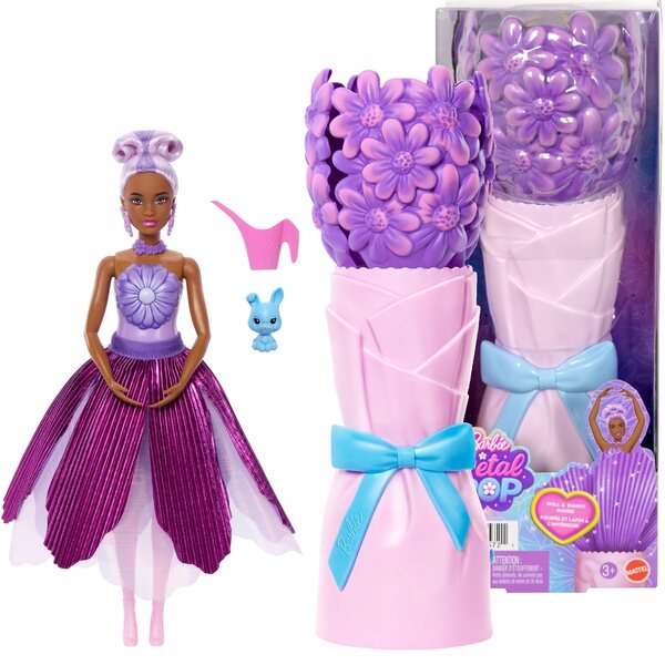 Barbie Flower Reveal Purple Daisy – Puppe mit magischer Verwandlung und Zubehör