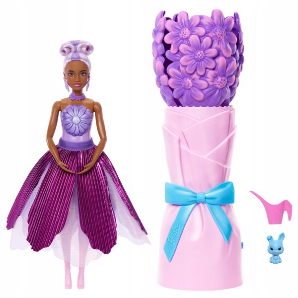 Barbie Flower Reveal Purple Daisy – Puppe mit magischer Verwandlung und Zubehör