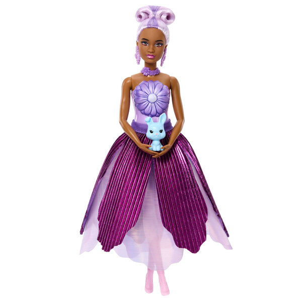 Barbie Flower Reveal Purple Daisy – Puppe mit magischer Verwandlung und Zubehör