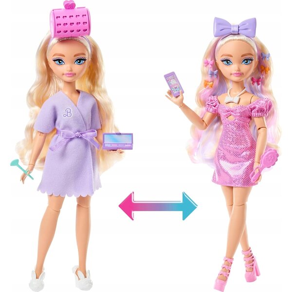 Barbie Dream Besties Malibu mit Make-up- und Styling-Zubehör, 28 cm