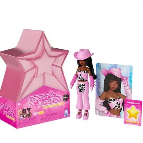 Dress To Impress Minipuppe 10 cm mit Zubehör - Spiel für Kinder ab 6 Jahren