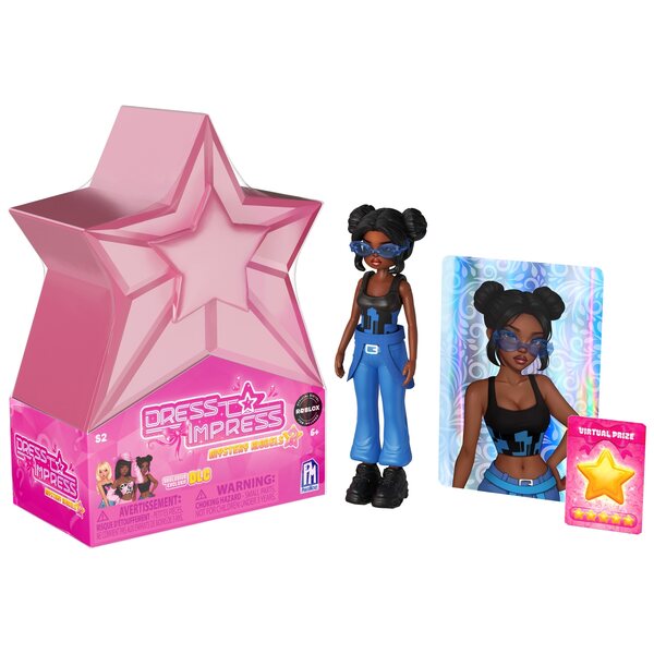 Dress To Impress Minipuppe 10 cm mit Zubehör - Spiel für Kinder ab 6 Jahren
