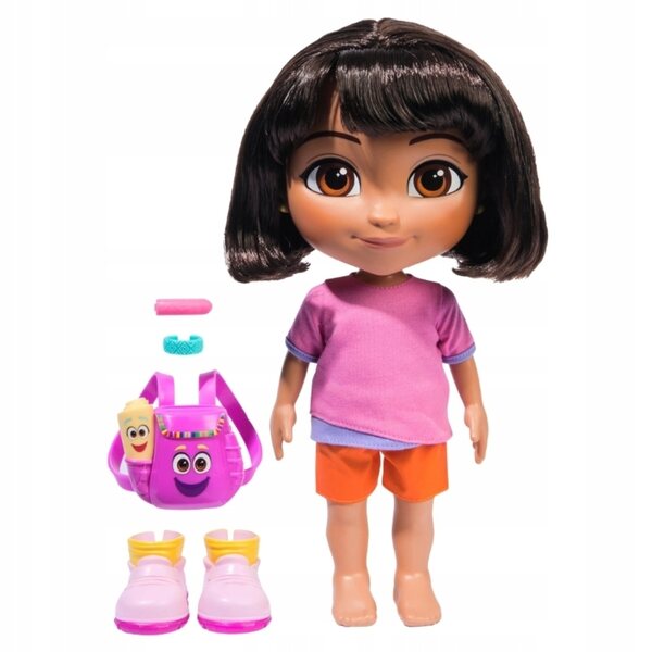 Dora bambola interattiva cantante e bilingue 30,4 cm con accessori
