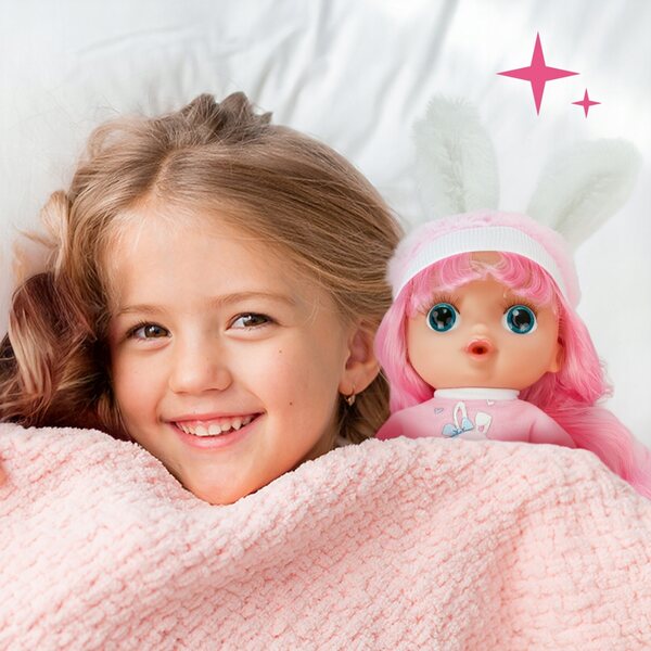Bambola Bobas 30 cm con Vestiti, Accessori e Gattino MalPlay per Bambine