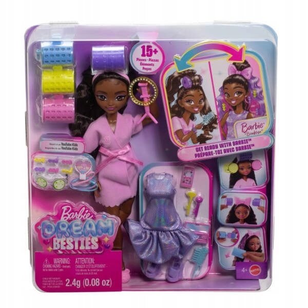 Barbie Dream Besties Brooklyn mit Modeaccessoires und 15 Styling-Möglichkeiten
