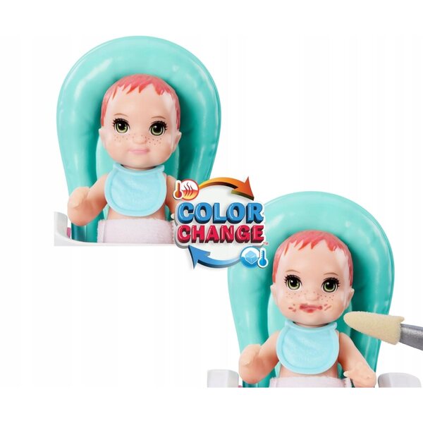 Barbie Skipper Opiekunka mit Bobas und Babynahrungszubehör 3+ Mattel