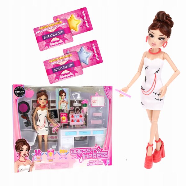 Lalcka Lana Deluxe Fashion 29 cm mit Accessoires und 2 DLC Dress To Impress Codes