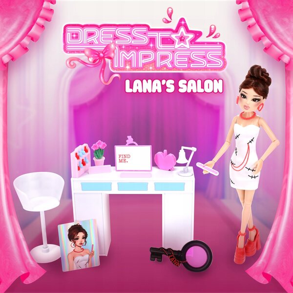 Lalcka Lana Deluxe Fashion 29 cm mit Accessoires und 2 DLC Dress To Impress Codes