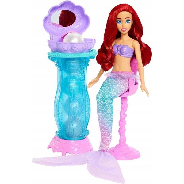 Lalka Disney Princess Księżniczka Arielka Muszelkowa toaletka Akcesoria