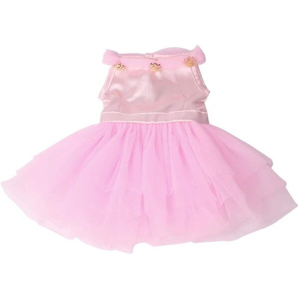 Abito in Pizzo Rosa da 46 cm per Bambola Americana - Elegante Vestito Accessorio
