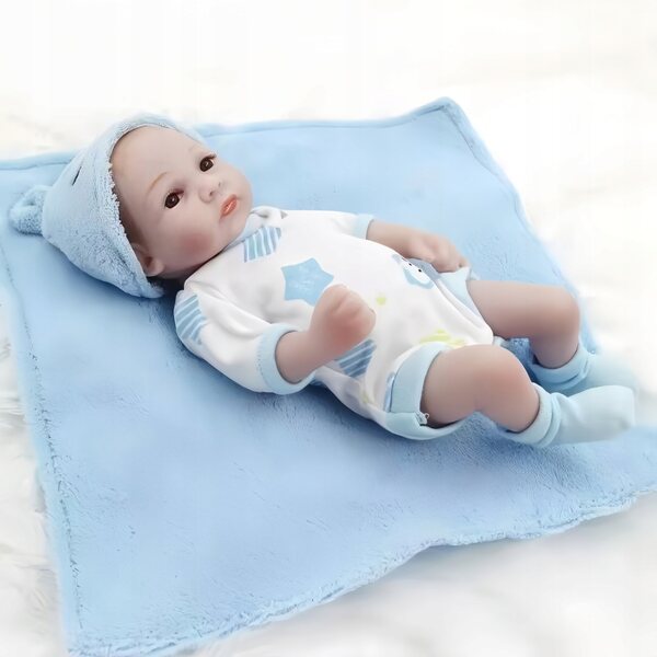 Bambola Reborn in Silicone 29 cm - Realistica e Sicura per Bambini 2+