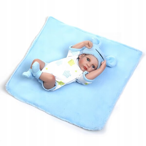 Bambola Reborn in Silicone 29 cm - Realistica e Sicura per Bambini 2+