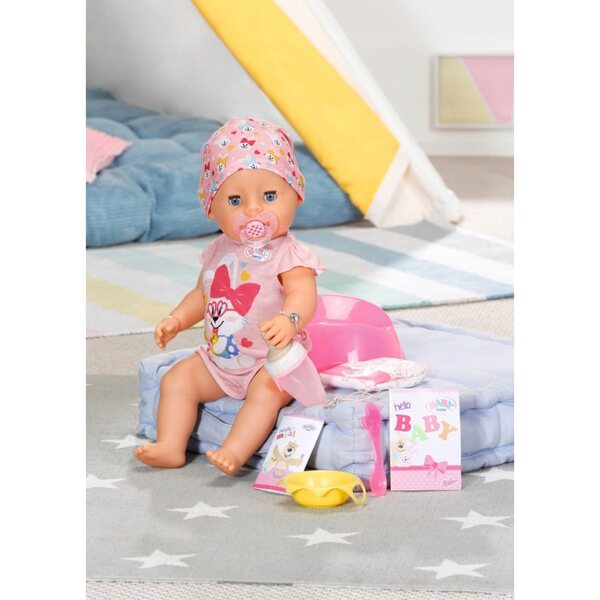 Zapf Creation Baby Born 43cm con 10 funzioni magiche e accessori inclusi