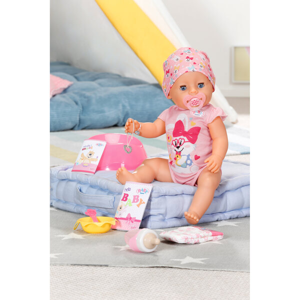 Zapf Creation Baby Born 43cm con 10 funzioni magiche e accessori inclusi