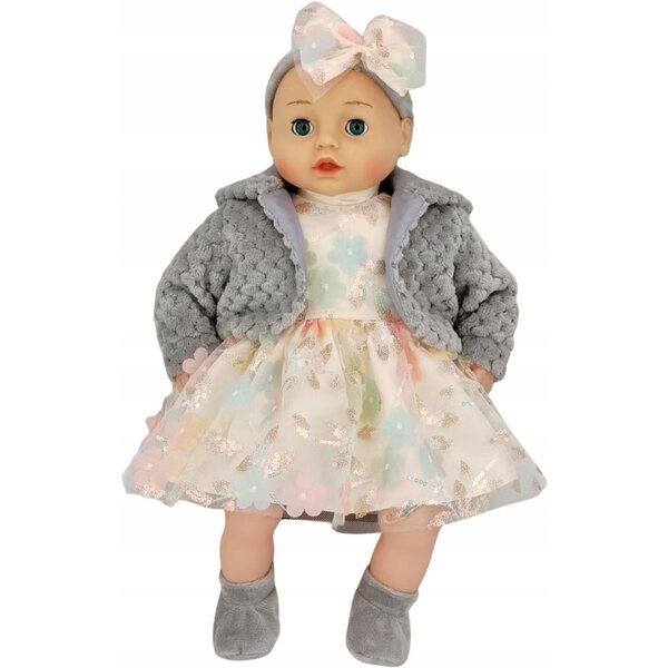 Laletta Bobas sprechend und singend 45 cm mit schließenden Augen, Flasche und Schnuller