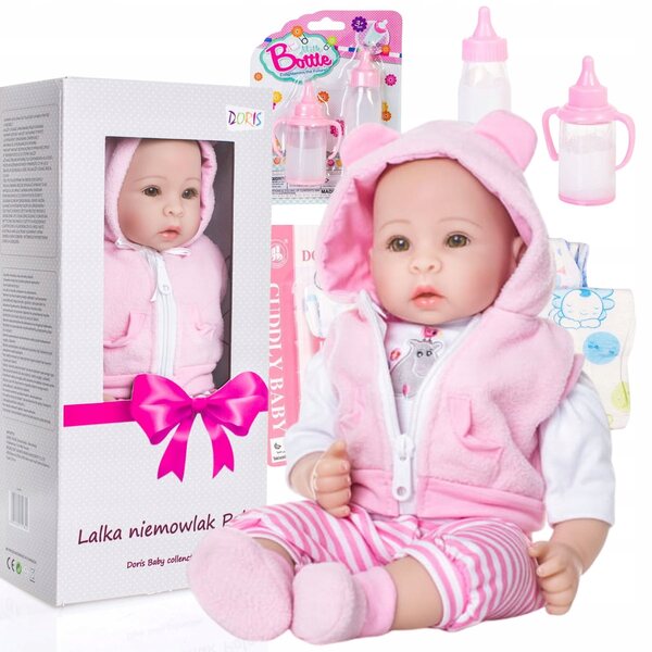 Baby Doris bambola da 40 cm, che annusa, parla e canta con accessori