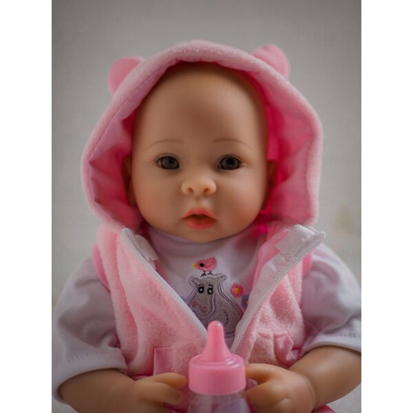 Baby Doris bambola da 40 cm, che annusa, parla e canta con accessori