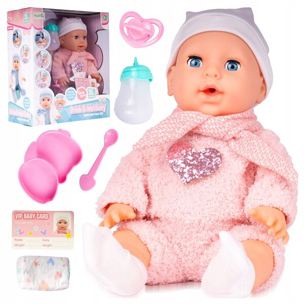 Bambolina 35 cm con suoni e accessori - Piccola Babysitter per bambini 3+