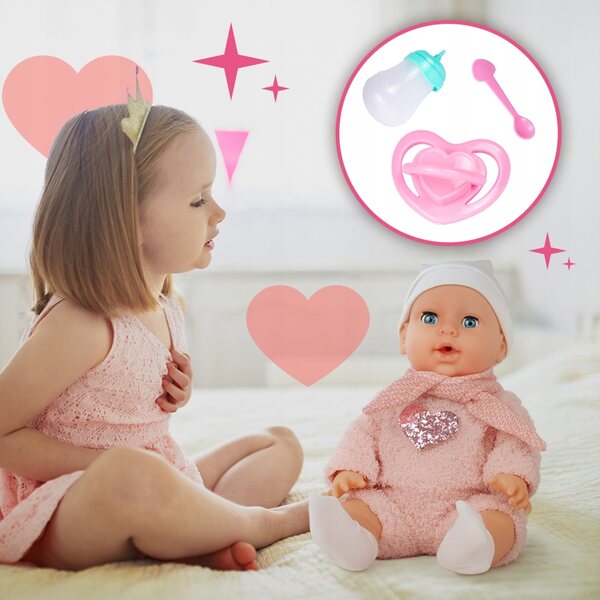 Bambolina 35 cm con suoni e accessori - Piccola Babysitter per bambini 3+