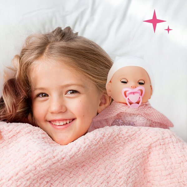 Bambolina 35 cm con suoni e accessori - Piccola Babysitter per bambini 3+