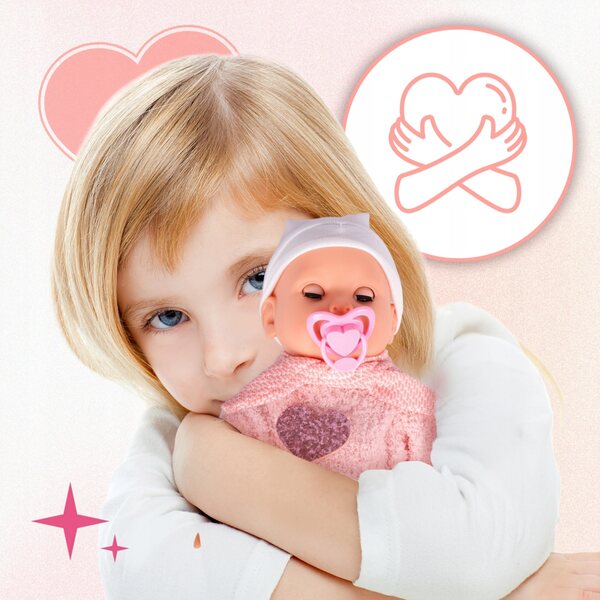 Bambolina 35 cm con suoni e accessori - Piccola Babysitter per bambini 3+