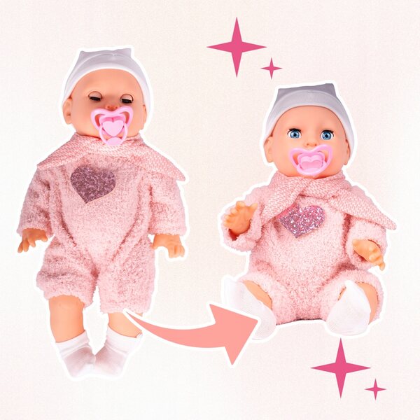 Bambolina 35 cm con suoni e accessori - Piccola Babysitter per bambini 3+