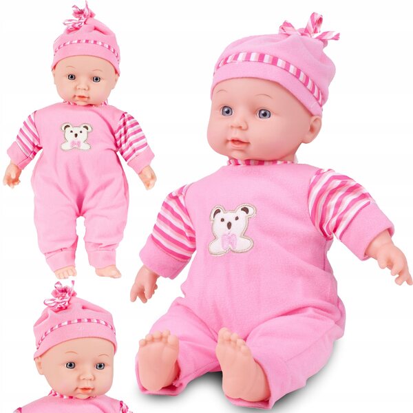 Bambolina interattiva MalPlay Baby MayMay 34 cm con Effetti Sonori e Abbigliamento Lavabile
