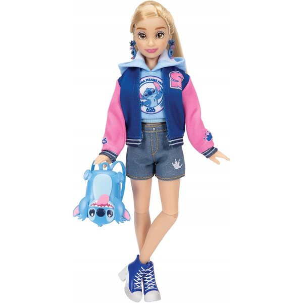 DISNEY ILY 4EVER MODNA LALKA Z MOTYWEM STITCH I ZESTAWEM AKCESORIÓW 30 CM