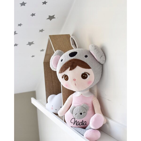 Das personalisierte Metoo Koala-Bett 50 cm, weich und sicher für Kinder