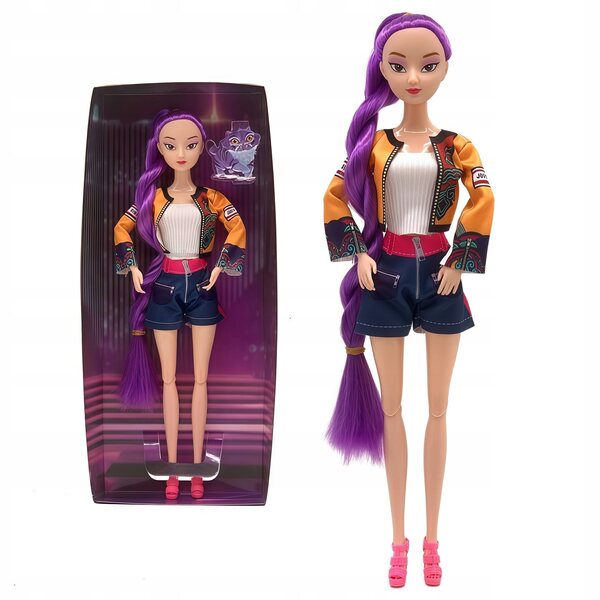 Bambola KPop Demon Hunters Rumi 30 cm con giunti mobili e suoni interattivi