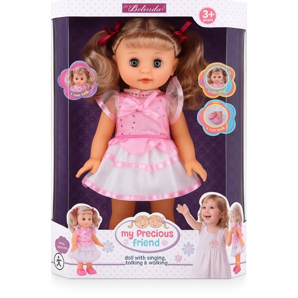 Bambola Luiza 33 cm - bambola che cammina, parla e canta per bambini 3+