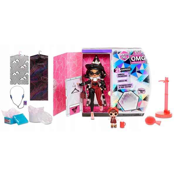 LOL Surprise OMG Winter Chill Camp Cutie – Set mit 2 Winterpuppen mit Zubehör