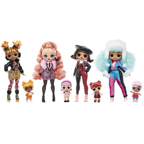 LOL Surprise OMG Winter Chill Camp Cutie – Set mit 2 Winterpuppen mit Zubehör