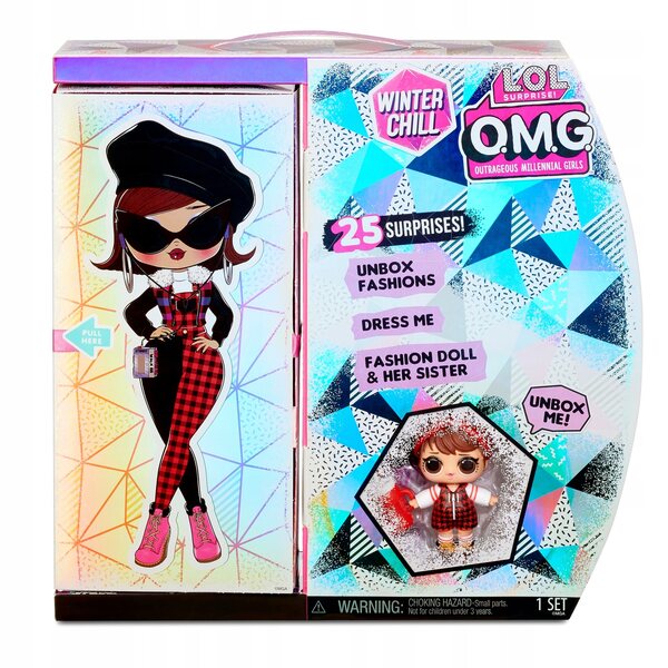LOL Surprise OMG Winter Chill Camp Cutie – Set mit 2 Winterpuppen mit Zubehör