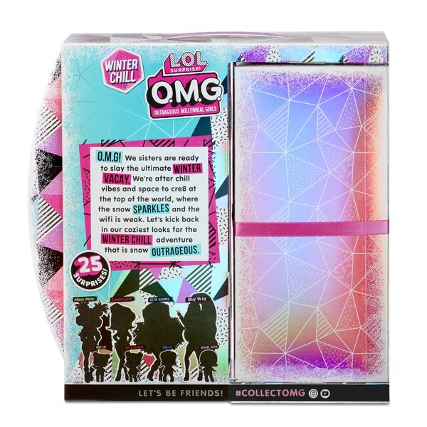 LOL Surprise OMG Winter Chill Camp Cutie – Set mit 2 Winterpuppen mit Zubehör