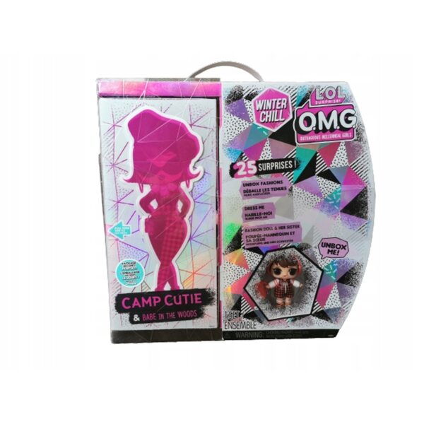 LOL Surprise OMG Winter Chill Camp Cutie – Set mit 2 Winterpuppen mit Zubehör