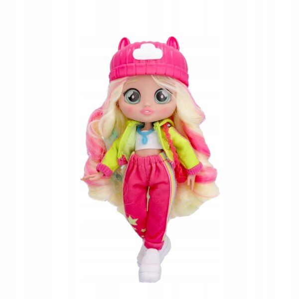Cry Babies BFF Hannah – Puppe mit gefärbten Haaren und Modeaccessoires 20 cm