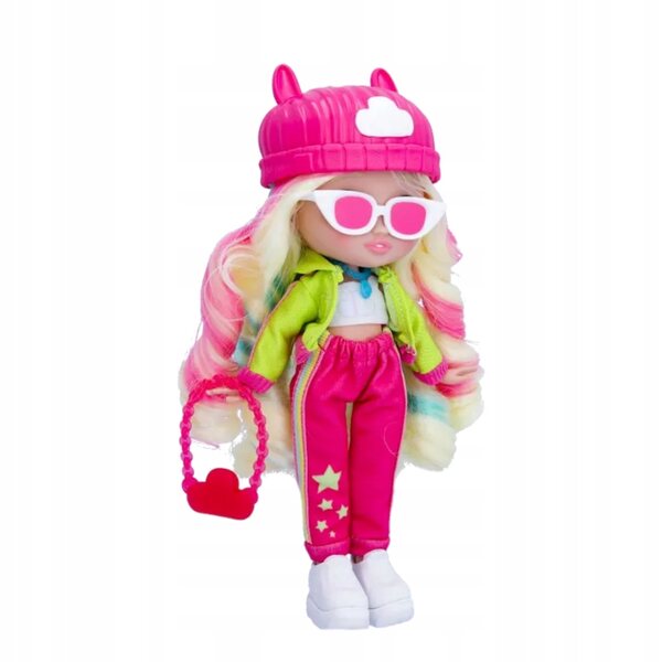 Cry Babies BFF Hannah – Puppe mit gefärbten Haaren und Modeaccessoires 20 cm